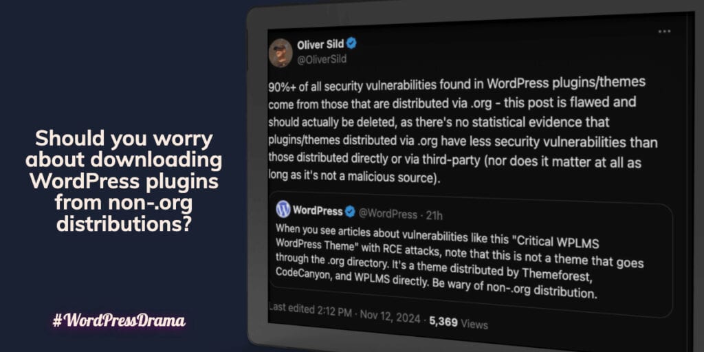 Should You Worry About Downloading Wordpress Plugins From Non .org Distribution