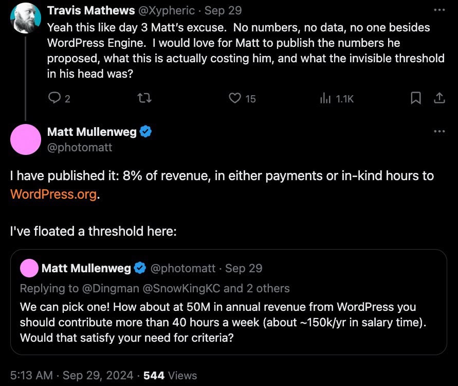 Matt Mullenweg WordPress Drama Timeline